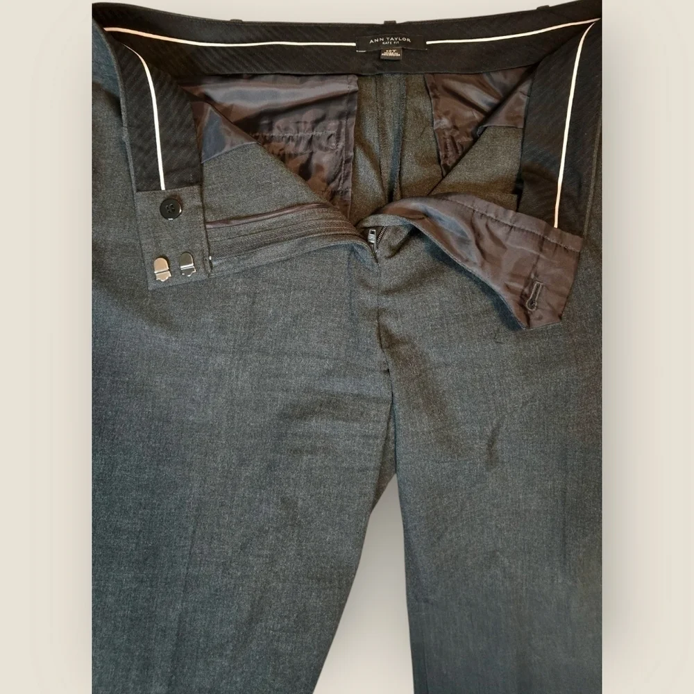 The Notched Two Button Blazer in Seasonless Stretch And StraightPant Anne TAYLOR